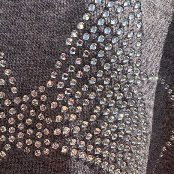 Lane Bryant $74 Relaxed Minnie Mouse rhinestone Hoodie sweatshirt 18/20 2X - Picture 7 of 9